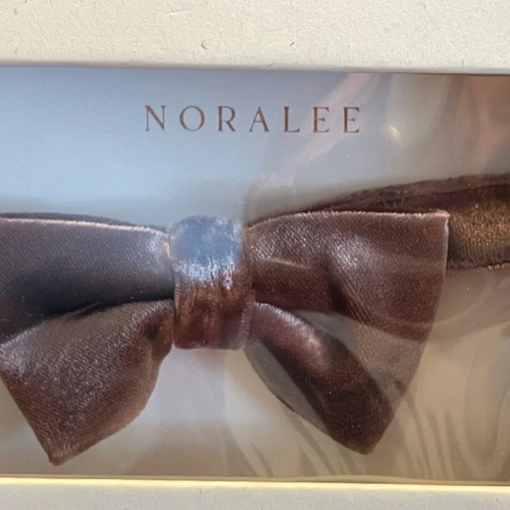 Noralee honey velvet Bow Tie NWT